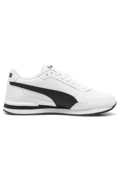 Sneakers bianche con dettagli neri e soletta SoftFoam+ Puma ST Runner v4 L