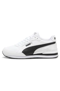 Sneakers bianche con dettagli neri e soletta SoftFoam+ Puma ST Runner v4 L
