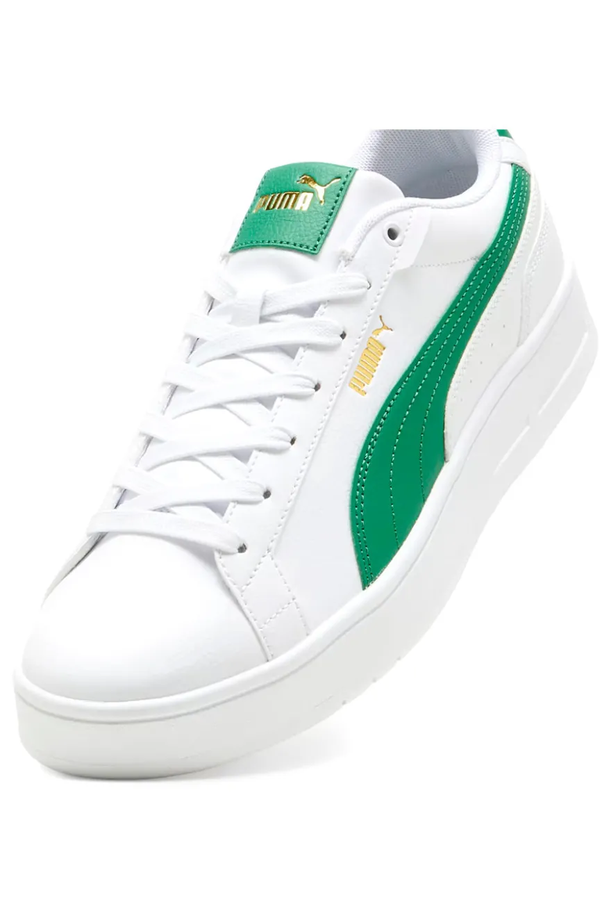 Sneakers bianche con dettagli verdi PUMA Court Classico