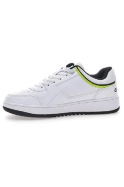 Sneakers Bianche con Dettagli Blu e Gialli CHAMPION RD18 LOW G GS