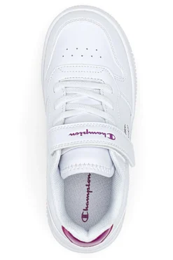Sneakers Bianche con dettagli Rosa CHAMPION RD18 PLATFORM GLITTER G PS