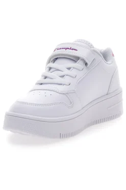 Sneakers Bianche con dettagli Rosa CHAMPION RD18 PLATFORM GLITTER G PS