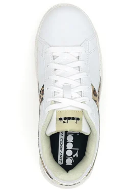 Sneakers bianche con dettaglio animalier Diadora Jace Jungle