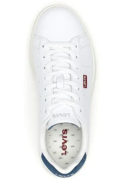 Sneakers Bianche con Dettaglio Posteriore Blu LEVI'S AVENUE