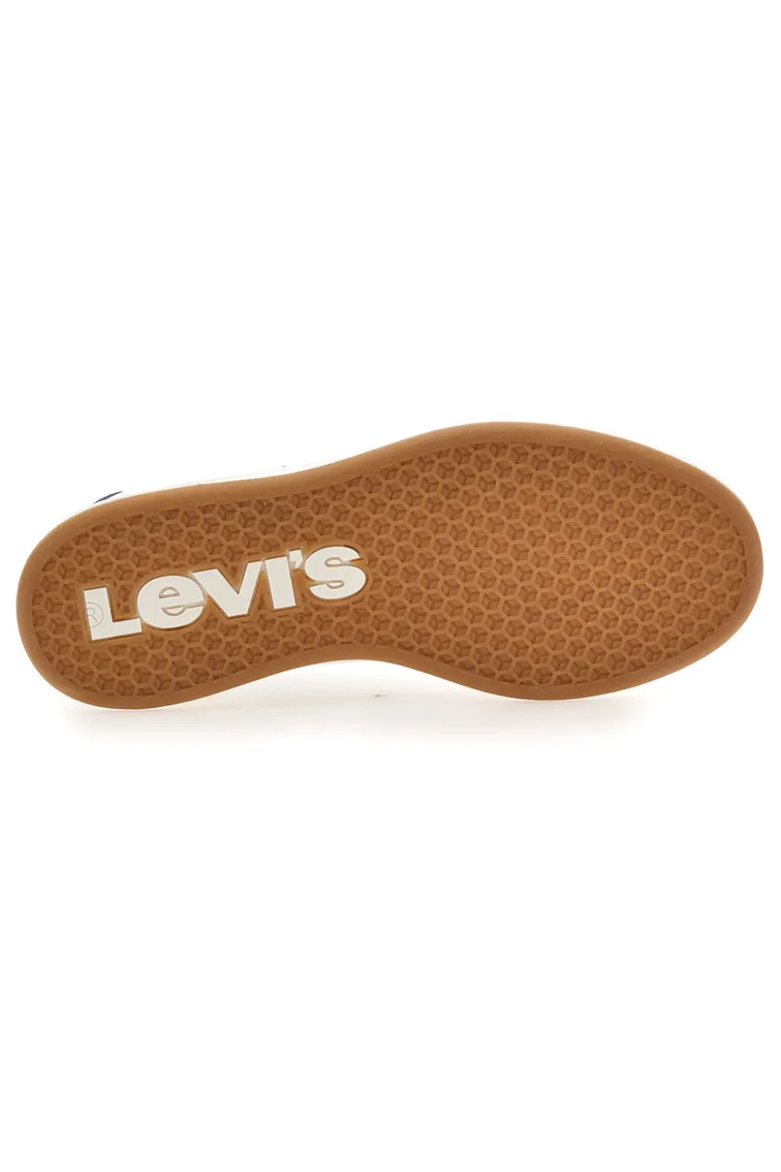 Sneakers Bianche con Dettaglio Posteriore Blu LEVI'S AVENUE