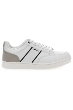 Sneakers bianche con dettagli grigio e nero Gas Amburgo Ltx