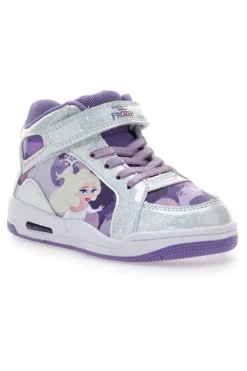 Sneakers bianche con dettagli viola Frozen D13188MC
