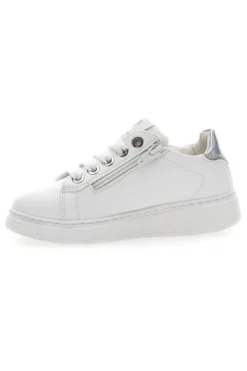 Sneakers Bianche con Dettagli Color Argento Laura Biagiotti 93919389