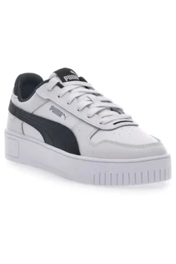 Sneakers Bianche Con Dettagli Neri Puma Carina Street