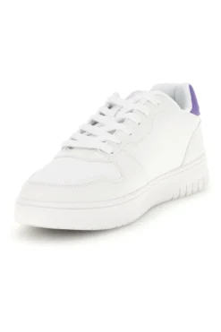 Sneakers bianche con dettaglio viola Champion Cly Nwm