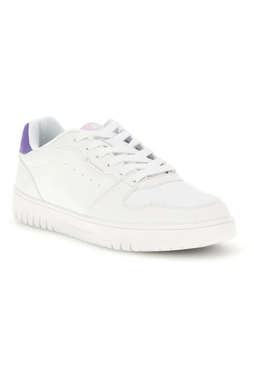 Sneakers bianche con dettaglio viola Champion Cly Nwm