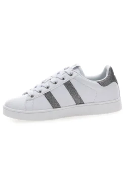 Sneakers bianche con dettagli glitterati Cotton belt YARD METAL