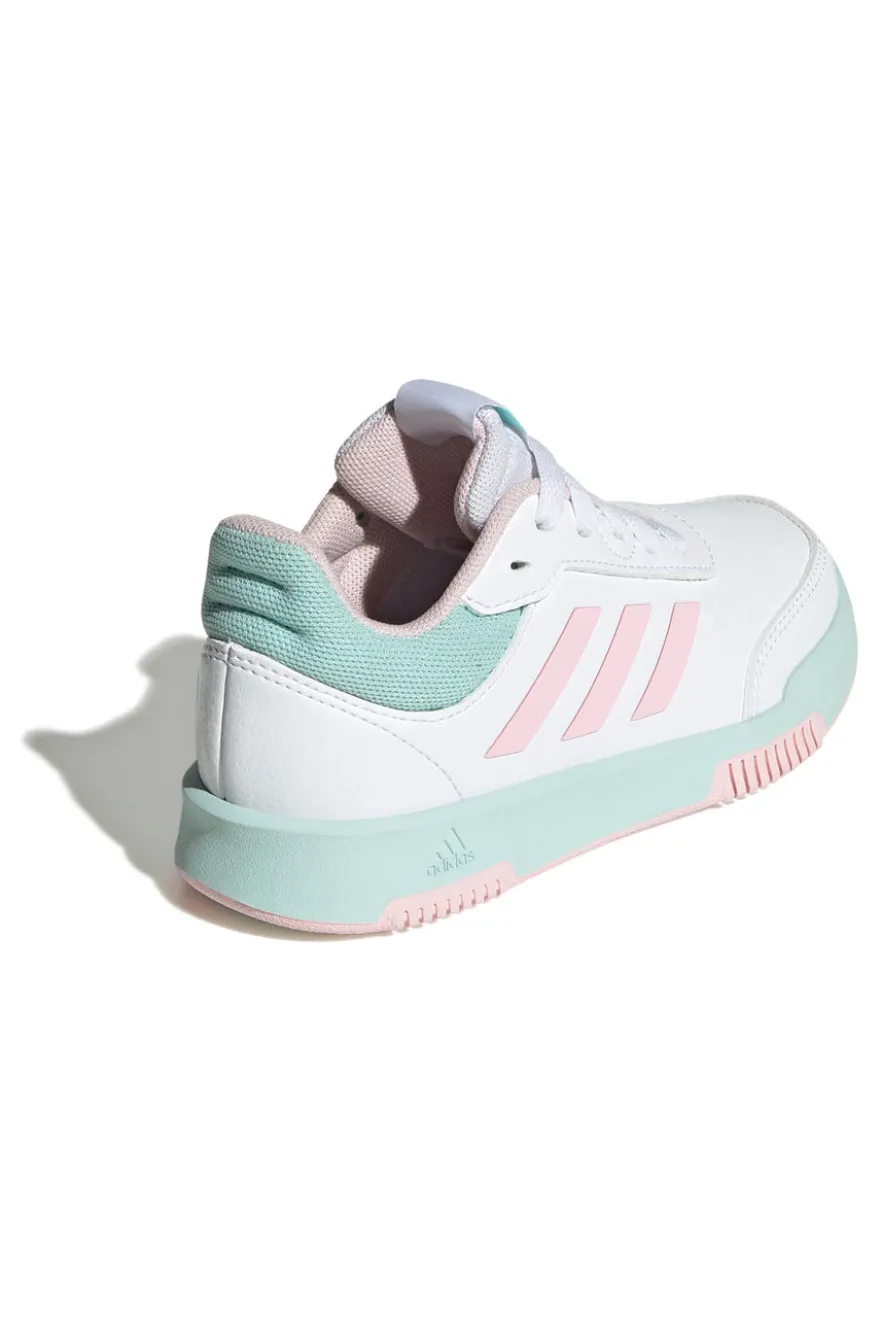 Sneakers bianche con dettagli pastello in materie sintetiche Adidas Tensaur Sport 2.0 K