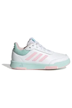 Sneakers bianche con dettagli pastello in materie sintetiche Adidas Tensaur Sport 2.0 K