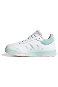 Sneakers bianche con dettagli pastello in materie sintetiche Adidas Tensaur Sport 2.0 K