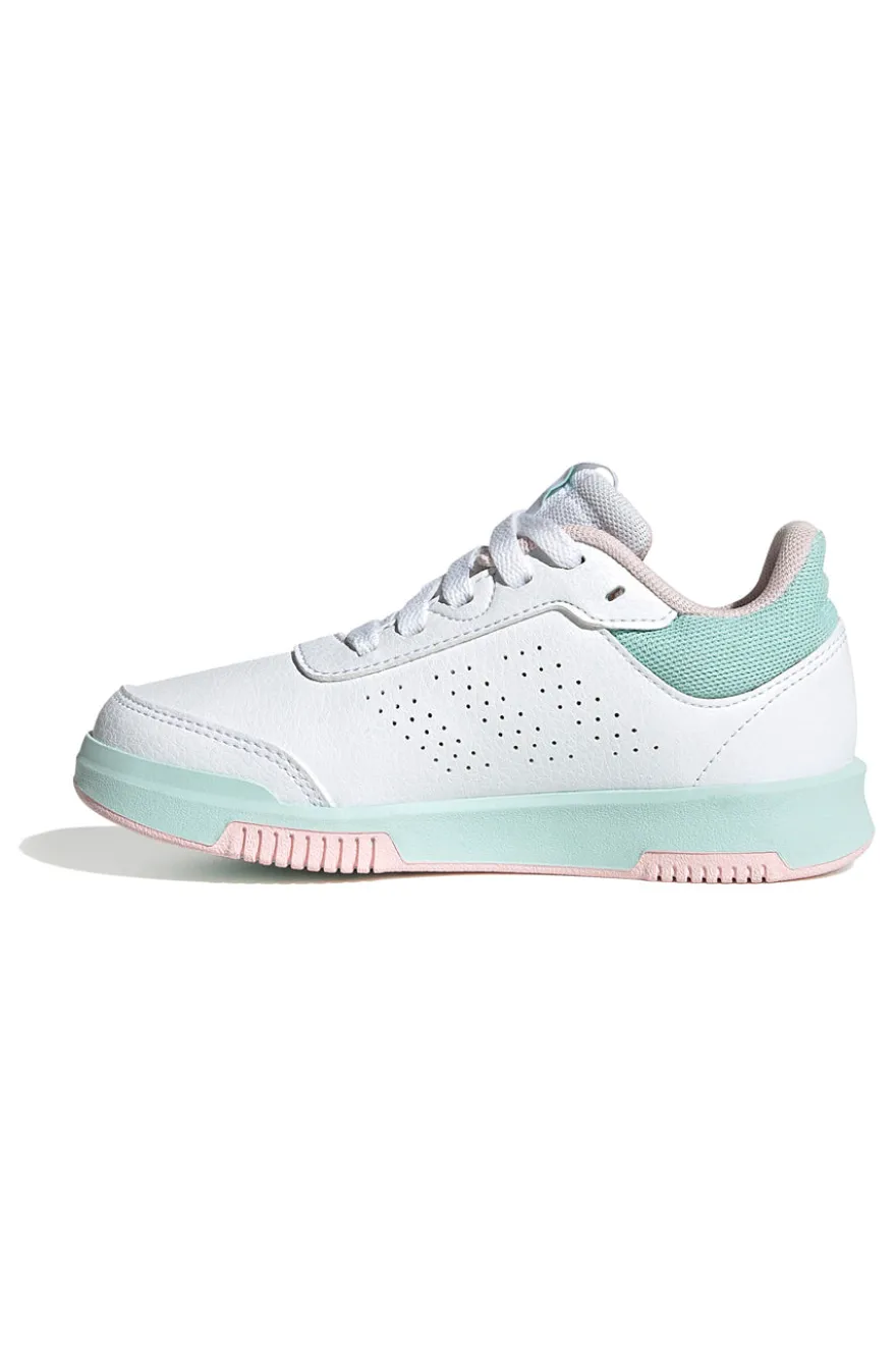 Sneakers bianche con dettagli pastello in materie sintetiche Adidas Tensaur Sport 2.0 K