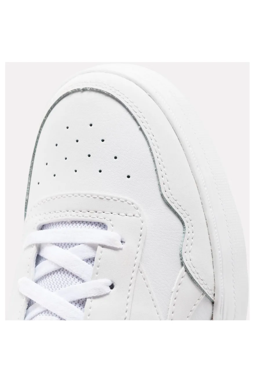 Sneakers Bianche Con Dettagli Oro Reebok Court Advance Bold
