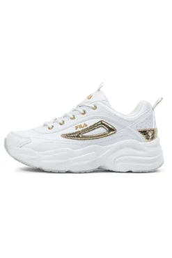 Sneakers bianche con dettagli oro e suola chunky Fila FFW0586