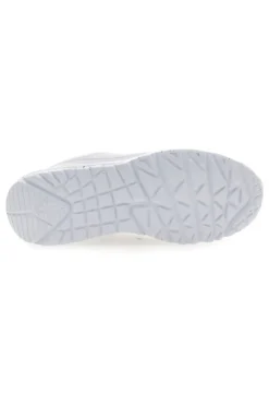 Sneakers bianche con dettagli arcobaleno e suola maculata Skechers Uno Lite Rainbow Speckle