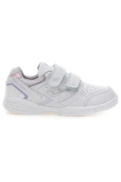 Sneakers bianche con doppio strappo Joma W School JR 2519