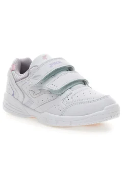 Sneakers bianche con doppio strappo Joma W School JR 2519