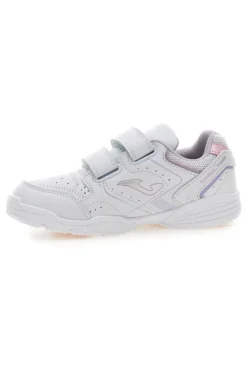 Sneakers bianche con doppio strappo Joma W School JR 2519