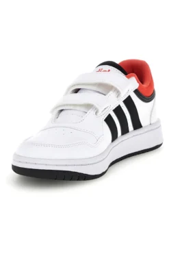 Sneakers bianche con doppio strappo Adidas Hoops 3 Cf c