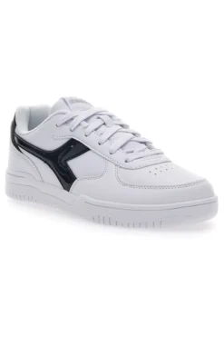 Sneakers Bianche con Fregio a Contrasto Diadora Raptor Low Moon WN