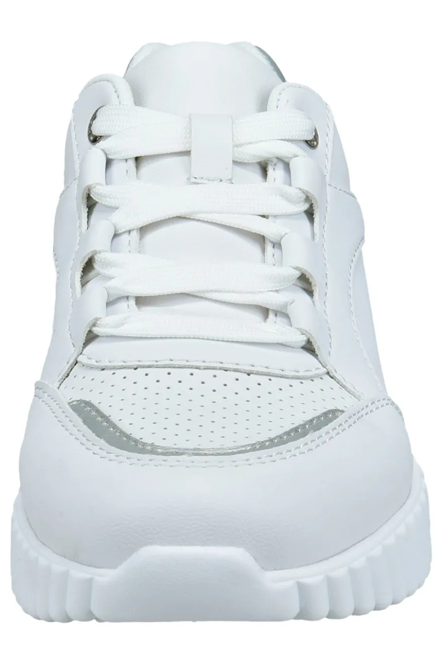 Sneakers Bianche con Inserti Effetto Metallizzato Bagatt D45AL6055050