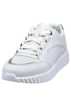 Sneakers Bianche con Inserti Effetto Metallizzato Bagatt D45AL6055050