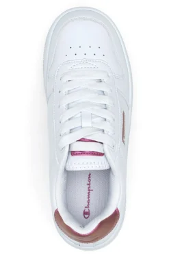 Sneakers Bianche con Lacci Champion Rebound Platform Glitz