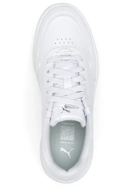 Sneakers Bianche con Lacci Puma Court Classy