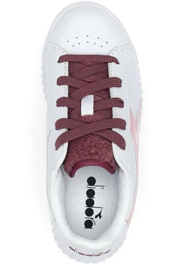 Sneakers bianche con lacci rossi DIADORA GAME STEP P PS FLUFFY