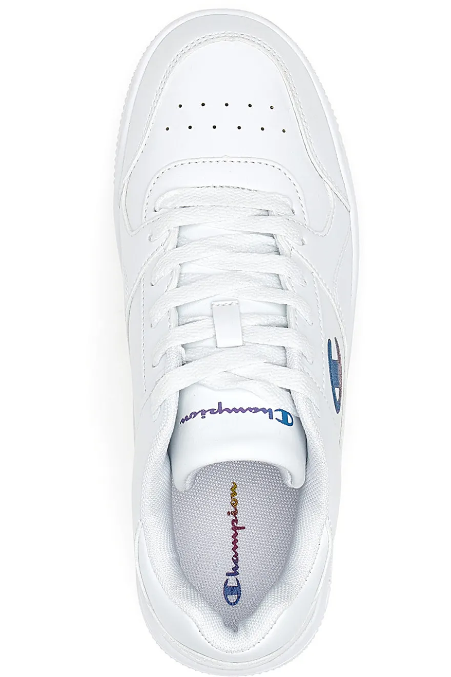 Sneakers Bianche Con Logo Laterale Champion Rebound Low