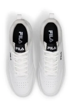 Sneakers Bianche Con Logo Laterale Fila Rega Teens