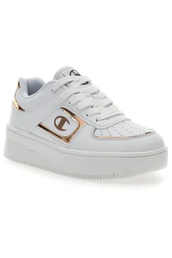Sneakers Bianche Con Logo Laterale Champion Foul Plat Element