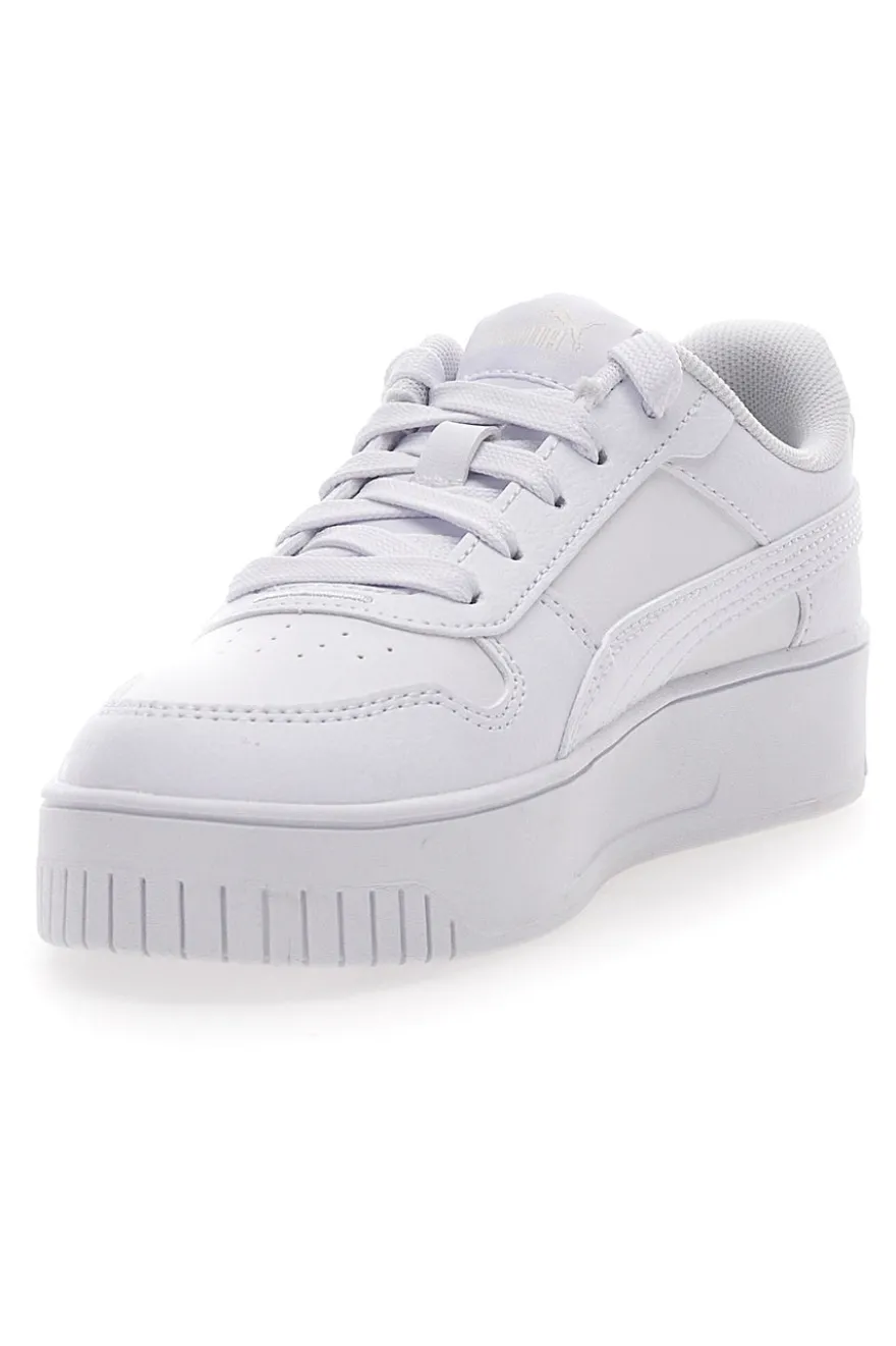 Sneakers Bianche Con Platform Puma Carina Street Ps