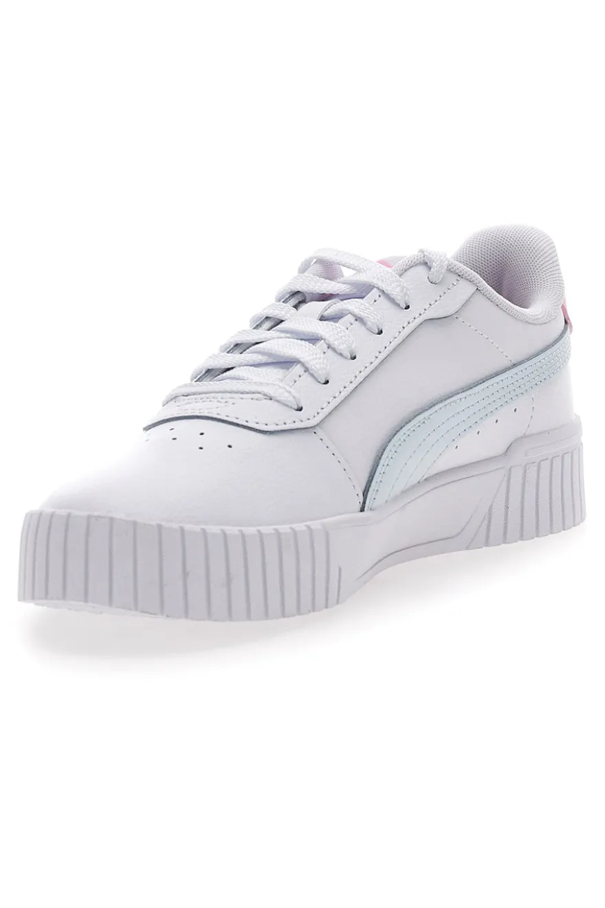 Sneakers Bianche Con Platform Puma Carina 2 Jr