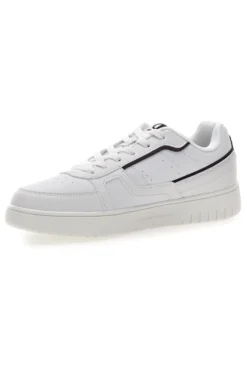 Sneakers bianche con profili neri Champion Clay Evolve