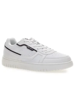 Sneakers bianche con profili neri Champion Clay Evolve