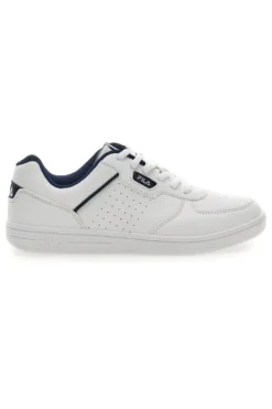 Sneakers Bianche con profilo Blu Fila Court Teens