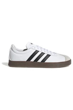 Sneakers bianche con punta rinforzata e strisce nere Adidas VL Court Base