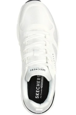Sneakers Bianche con Soletta Air Cooled Memory Foam SKECHERS Tres-Air Uno - Revolution-Airy