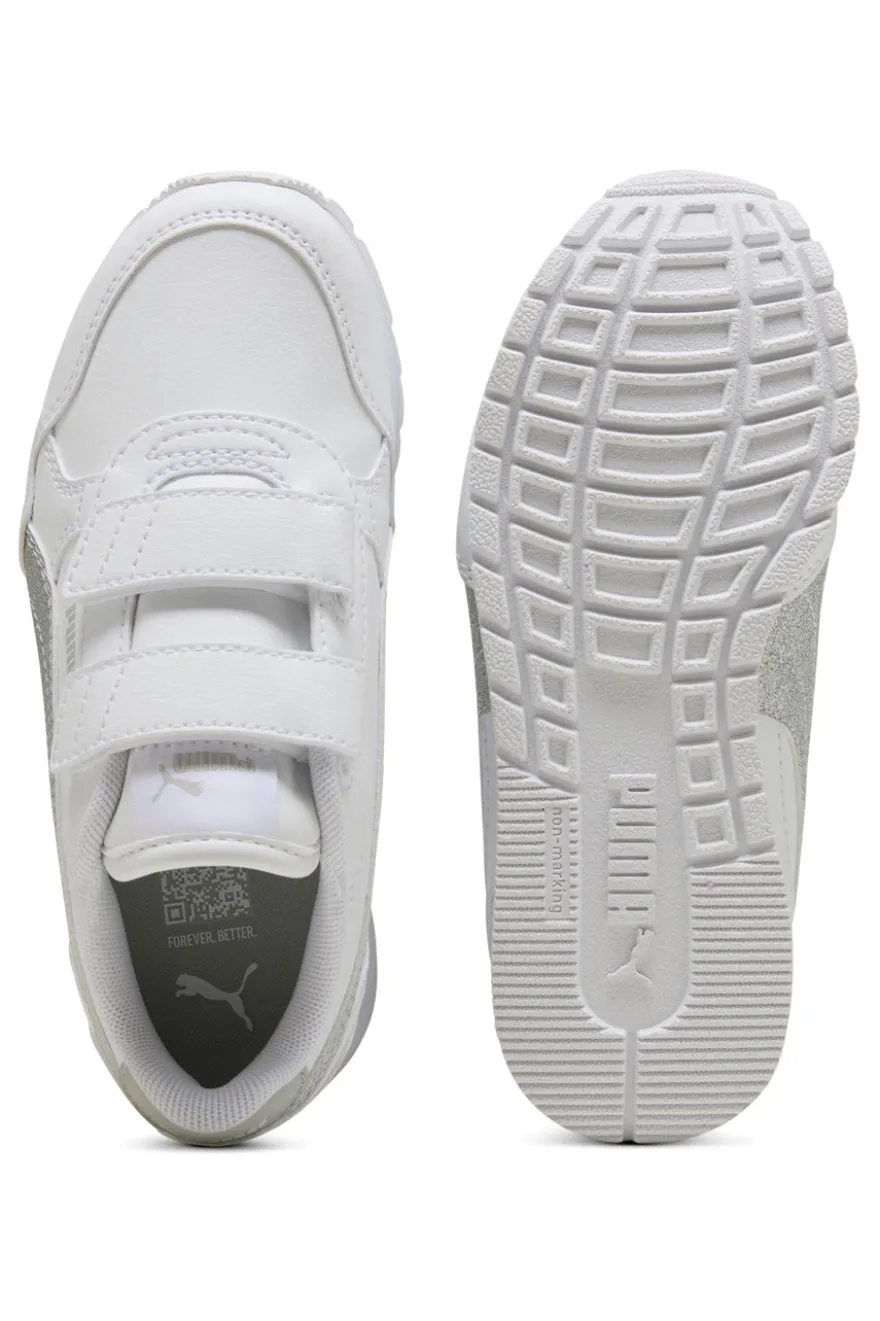 Sneakers Bianche Con Strappi Puma ST Runner v4 SL Glitter V PS