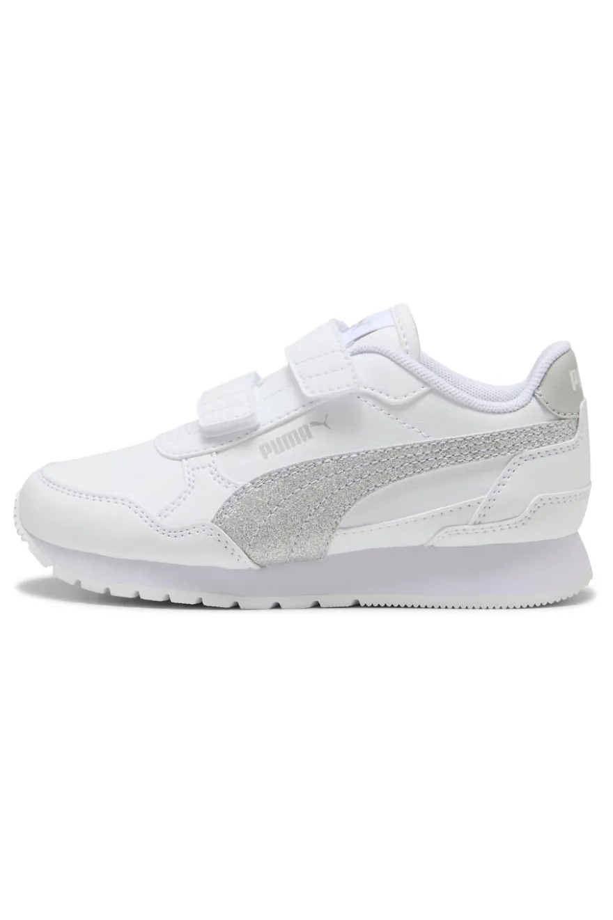 Sneakers Bianche Con Strappi Puma ST Runner v4 SL Glitter V PS