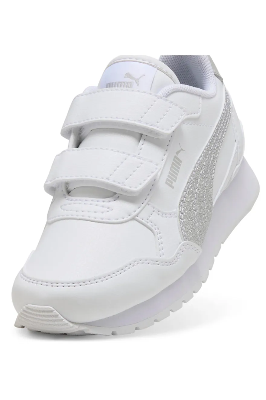 Sneakers Bianche Con Strappi Puma ST Runner v4 SL Glitter V PS