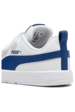 Sneakers bianche con strappo e logo Puma Courtflex v3 v inf