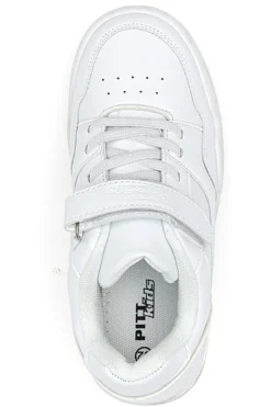 Sneakers bianche con Strappo in Velcro Pitt Kids K22322