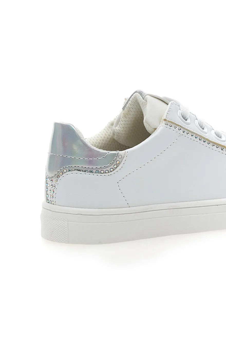 Sneakers bianche con Strass LAURA BIAGIOTTI AGI17008