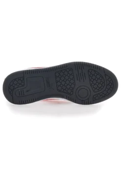 Sneakers Bianche Con Stringa Rossa Laterale Puma Rebound V6 LO JR